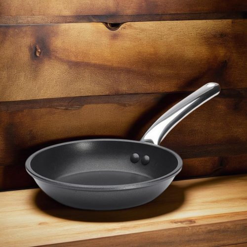 Serpenyő 20 cm, prémium tapadásmentes, indukciós, üreges nyél, de Buyer