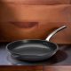 Serpenyő 32 cm, prémium tapadásmentes, indukciós, üreges nyél, de Buyer