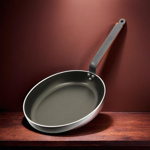 Serpenyő, ovális halsütő, 36×26 cm, tapadásmentes, de Buyer
