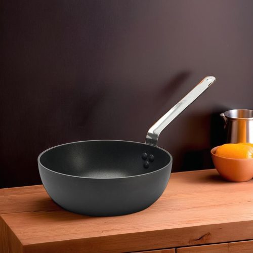 Mély serpenyő, 24 cm, Choc Intense, tapadásmentes, de Buyer