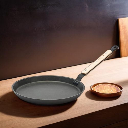 Palacsintasütő bükkfa nyéllel, 26 cm, tapadásmentes, de Buyer