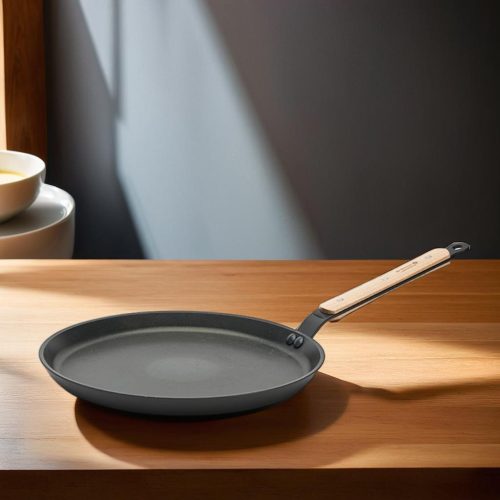 Palacsintasütő bükkfa nyéllel, 30 cm, tapadásmentes, de Buyer