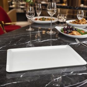 Felszolgáló tálca, 60×40 cm, erős műanyag