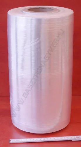 Frissentartó fólia, habtálca csomagoló fólia 350 mm × 1500 m, 10 mikronos