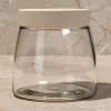 Fűszertartó, tárolóüveg fahatású tetővel, 1 liter, üveg