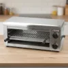 Szalamander fix sínes, RM, manuális, 50-300 C, rács: 450x250 mm, 3 szintben állítható