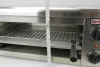 Szalamander fix sínes, RM, manuális, 50-300 C, rács: 450x250 mm, 3 szintben állítható