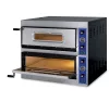 Pizzakemence, elektromos, 2 aknás 2×4 db 31 cm-es pizzához