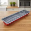 Őzgerinc sütőforma, keskeny, 34,5×11,2×4,5 cm, thermoplate