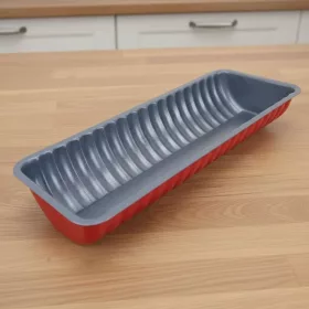   Őzgerinc sütőforma, széles, 31,5×12,9×5,8 cm, thermoplate