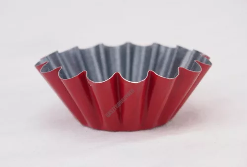 Kosárka sütőforma, 6,4×3,7×2,4 cm, 20 db/csomag, thermoplate