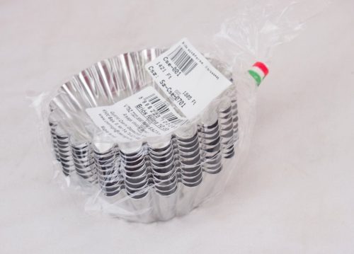 Briós sütőforma, 8,5×2,5 cm, 10 db/csomag