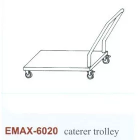   Áruszállító kocsi Emax-6020, 1.4016-os anyagból 750×600×900
