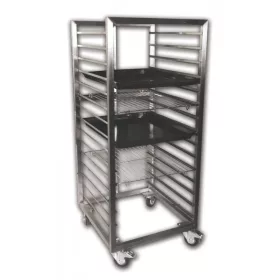   Tepsitartó állvány, nagyon masszív, Emax-6100 KR 17×GN 2/1 600×660×1600