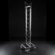 Fedőtartó gördíthető rozsdamentes, Emax-8100, (20 db fedő), 180 cm magas