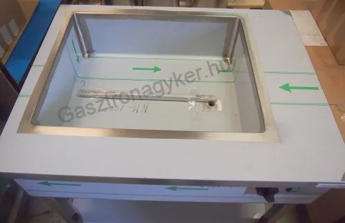 Vízfürdős melegentartó, GN 2/1 edényhez, elektromos, NM-1000.1