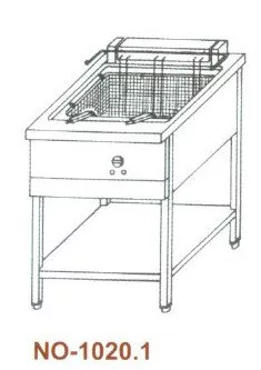 Olajsütő elektromos 1×20 l, NO-1020.1