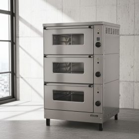 Statikus sütő, elektromos toronysütő, 3 aknás NS-1306