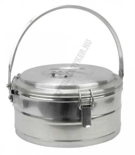 Badella, ételszállító, 5 liter, duplafalú, 30×17 cm, rozsdamentes