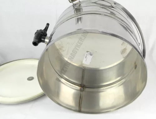 Duplafalú italtermosz prémium csappal, 5 liter, rozsdamentes, 30×27 cm