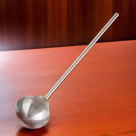   Üstmerőkanál, 5 liter, extra erős, 27×124 cm, perforált rozsdamentes