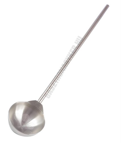 Üstmerőkanál, 5 liter, extra erős, 27×124 cm, perforált rozsdamentes