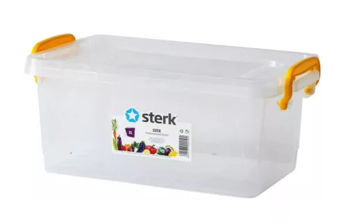 Tárolódoboz, uzsonnásdoboz, 5 liter, zárható fedővel