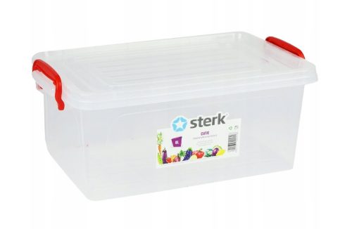 Tárolódoboz, uzsonnásdoboz, 8 liter, zárható fedővel