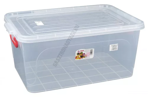 Tárolódoboz, uzsonnásdoboz, 25 liter, zárható fedővel