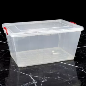 Tárolódoboz, uzsonnásdoboz, 58 liter, zárható fedővel