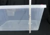 Tárolódoboz, uzsonnásdoboz, 58 liter, zárható fedővel