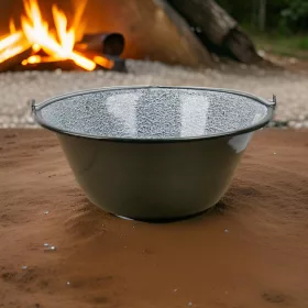 Bogrács, 20 l, zománcozott