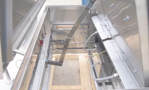 Billenőserpenyő, 120 L, elektromos üzem, kézi billentés, inox fenék, 400 V/18 kW, 1200x900x900