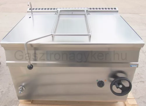 Billenőserpenyő, 120 L, elektromos üzem, kézi billentés, inox fenék, 400 V/18 kW, 1200x900x900