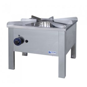   Gázüzemű főzőzsámoly RM acél felépítmény, piezo gyújtás, rozsdamentes acél ráccsal,10kW, 520×520×460 mm