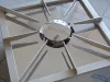 Gázüzemű főzőzsámoly RM acél felépítmény, piezo gyújtás, rozsdamentes acél ráccsal,14kW, 628×628×455 mm