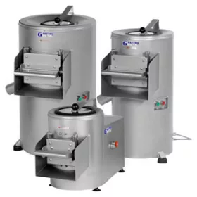   Burgonyakoptató, burgonyahámozó, 18-20 Kg/ciklus 400-500 kg/óra, 400 V/0,75 kW