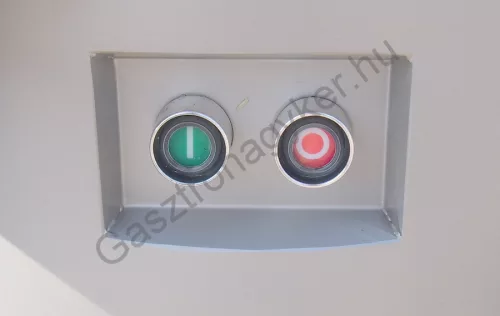 Burgonyakoptató, burgonyahámozó, 10-12 Kg/ciklus 200-300 kg/óra, 400 V/0,75 kW