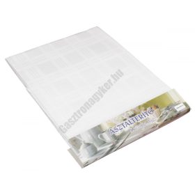 Abrosz 140×100 cm fehér damaszt