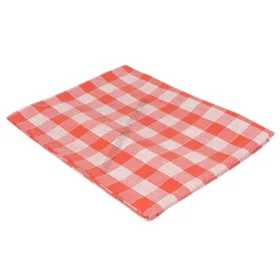 Viaszosvászon terítő 140×100 cm piros kockás