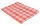 Terítő viaszos vászon 140x100 cm piros kockás