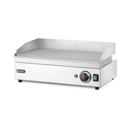 Rostlap, bordázott, rozsdamentes 240V/2400W, sütőfelület 52x 40 cm