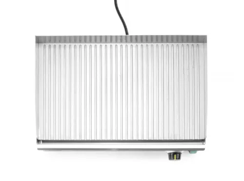 Rostlap, bordázott, rozsdamentes 240V/2400W, sütőfelület 52x 40 cm