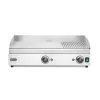 Rostlap, 1/3 bordázott, rozsdamentes, 240V/3500W, 69,7x47,4 cm sütőfelület