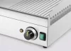 Rostlap, 1/3 bordázott, rozsdamentes, 240V/3500W, 69,7x47,4 cm sütőfelület