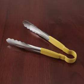 Csipesz, univerzális, 30 cm, sárga (főtt hús), (HACCP)