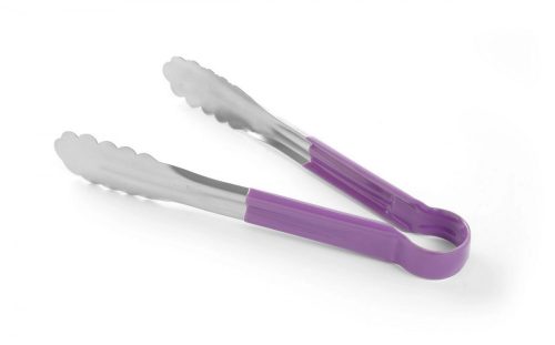 Csipesz, univerzális, 25 cm, lila, (HACCP)