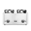 Melegentartó, chafing 2x4 liter, 240V/400W,  Thermosystem 2, HENDI