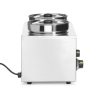 Melegentartó, chafing 2x4 liter, 240V/400W,  Thermosystem 2, HENDI