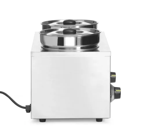 Melegentartó, chafing 2x4 liter, 240V/400W,  Thermosystem 2, HENDI